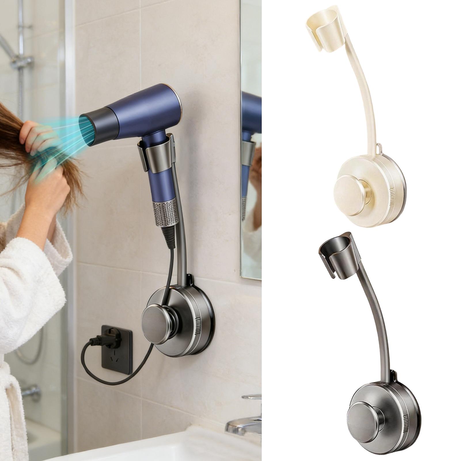 Home Bathroom Hand Dryer - ที่แขวนไดร์เป่าผมแบบปรับได้ 360 องศา สำหรับผู้หญิง ภรรยา แฟน