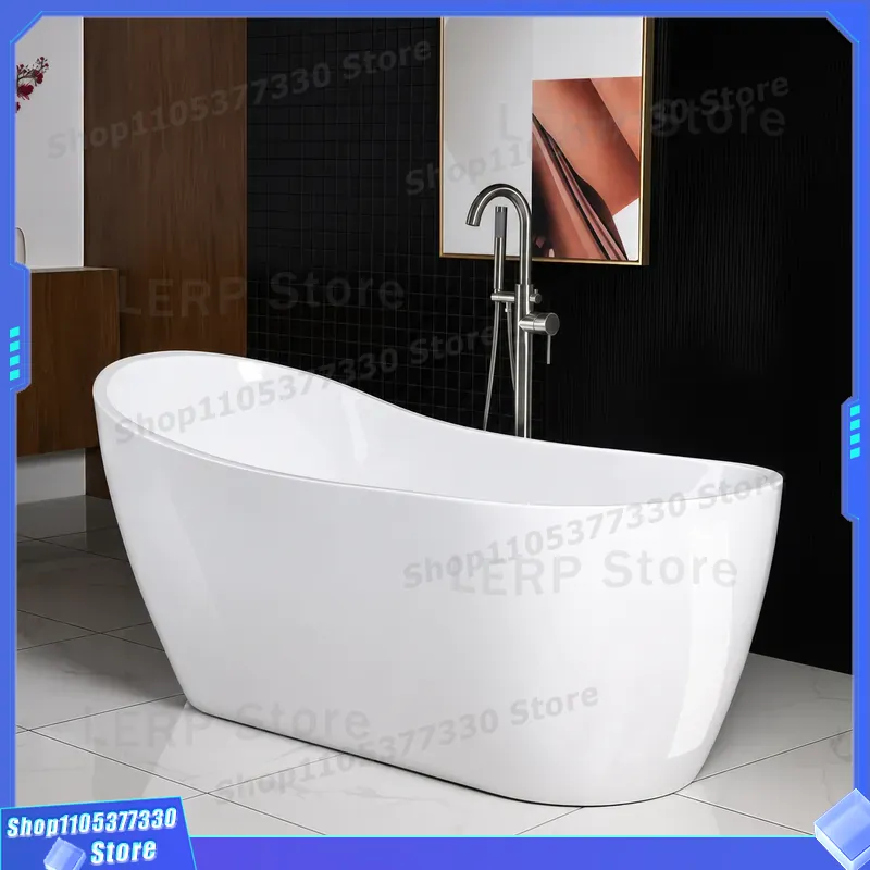 Home Bathroom Jacuzzi Tub - อ่างอาบน้ำอะคริลิกแบบตั้งพื้นทันสมัย ติดตั้งง่าย ดีไซน์สีสันสดใส สำหรับห้องน้ำ บ้าน สปา