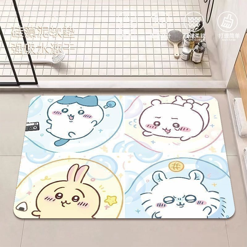 Home Goods Bathroom Mats - อะนิเมะ ชิอิคาวะ ฮาชิแวร์ อุซางิ ไดอะตอม ดัม