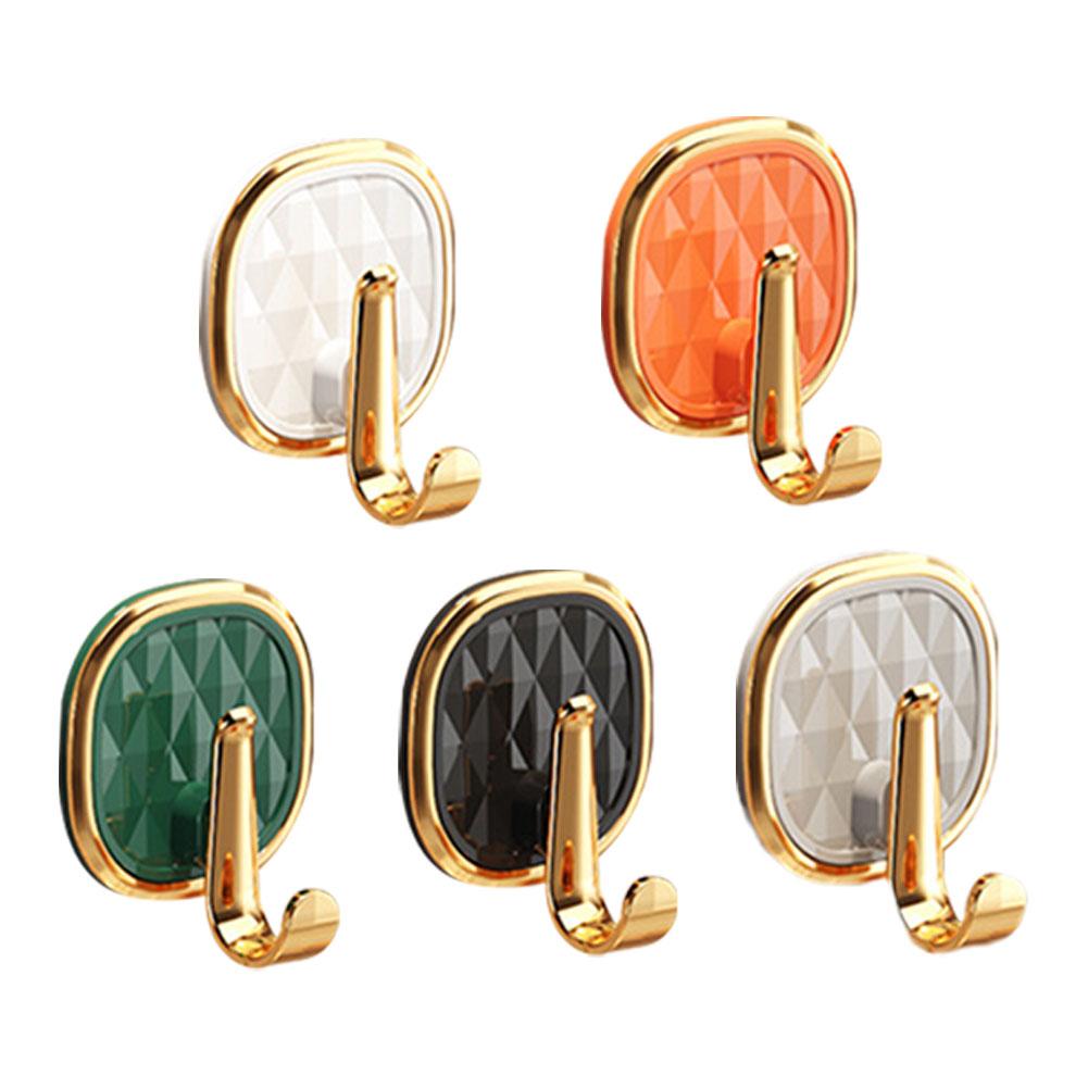 Home Bathroom Shelf - 1/2/4/5/10pcs Strong กาวตะขอติดผนังติดตั้งกุญแจประตูผ้า Coat ห้องน้ํา Robe