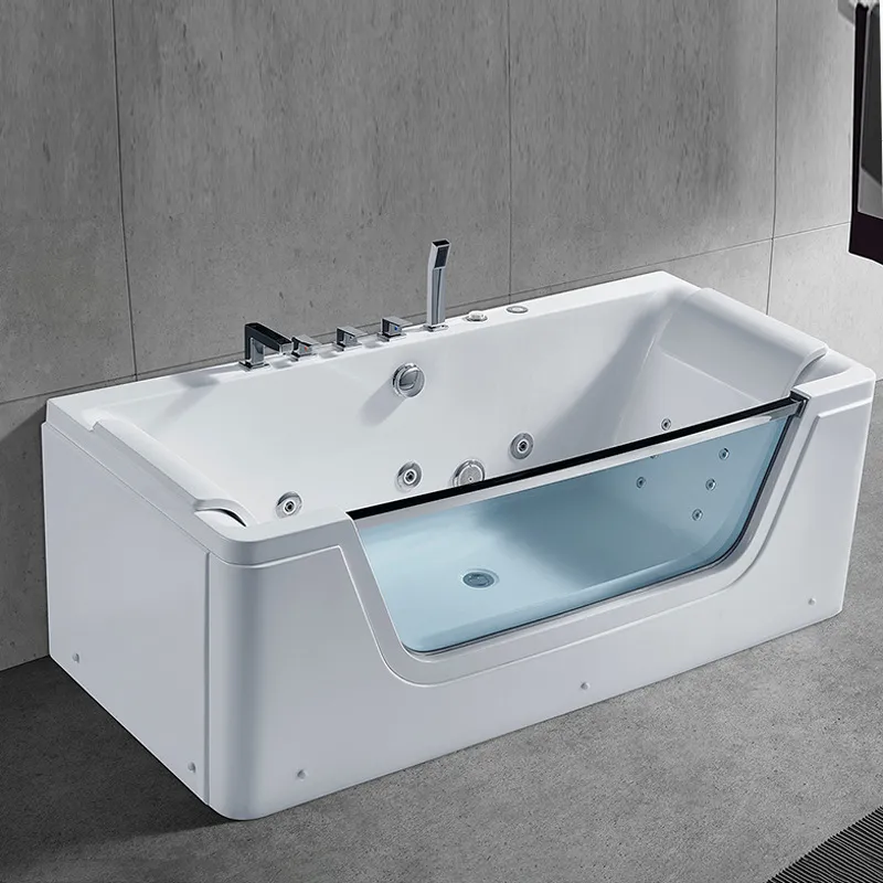 อ่างอาบน้ำอคริลิกอัจฉริยะแบบสอ - Home Bathroom Jacuzzi Tub บทวิจารณ์และราคา