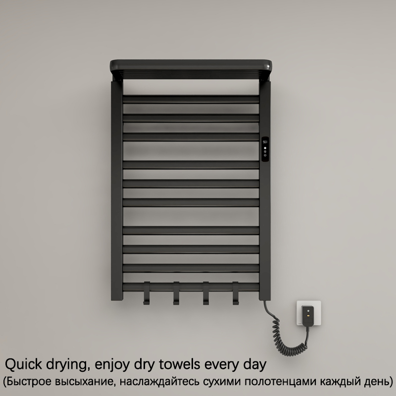 ราวแขวนผ้าเช็ดตัวไฟฟ้าในห้องน้ - Home Bathroom Shelf บทวิจารณ์และราคา