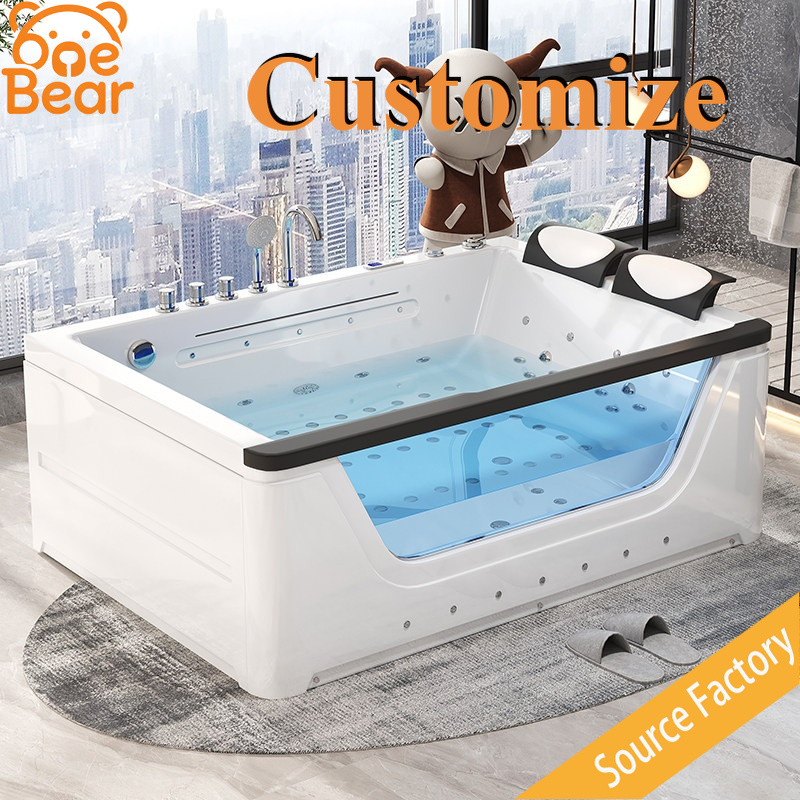 อ่างจากุซซี่อะคริลิก 2 ที่นั่ง - Home Bathroom Jacuzzi Tub บทวิจารณ์และราคา