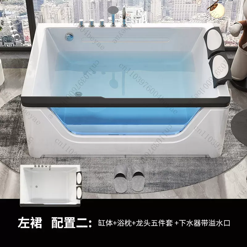 อ่างจากุซซี่อะคริลิก 2 ที่นั่ง - Home Bathroom Jacuzzi Tub บทวิจารณ์และราคา