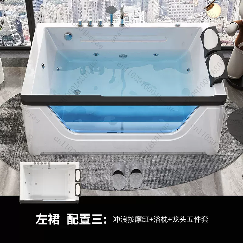 อ่างจากุซซี่อะคริลิก 2 ที่นั่ง - Home Bathroom Jacuzzi Tub บทวิจารณ์และราคา