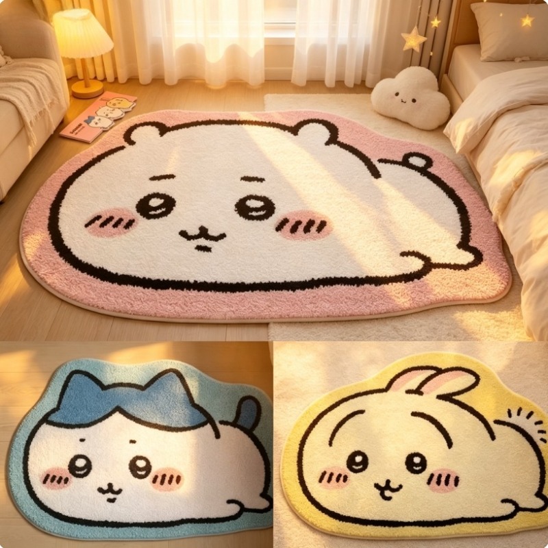 พรมการ์ตูนชิคคาวะสุดฮิต ลายฮะจ - Home Bathroom Mats บทวิจารณ์และราคา