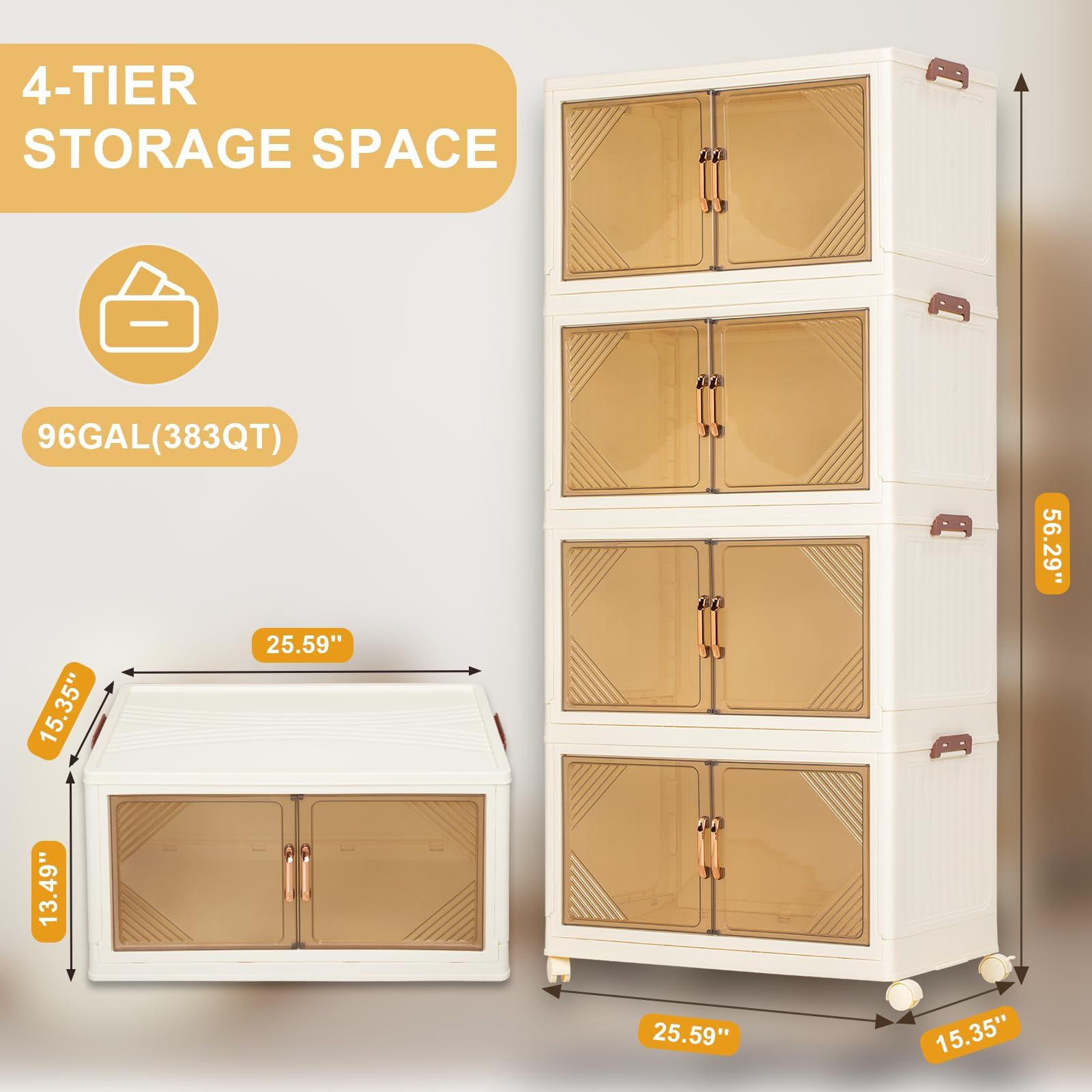 ตู้เก็บของแบบมีล้อ 4 ชั้น ขนาด - Home Essentials Bathroom Cabinet บทวิจารณ์และราคา