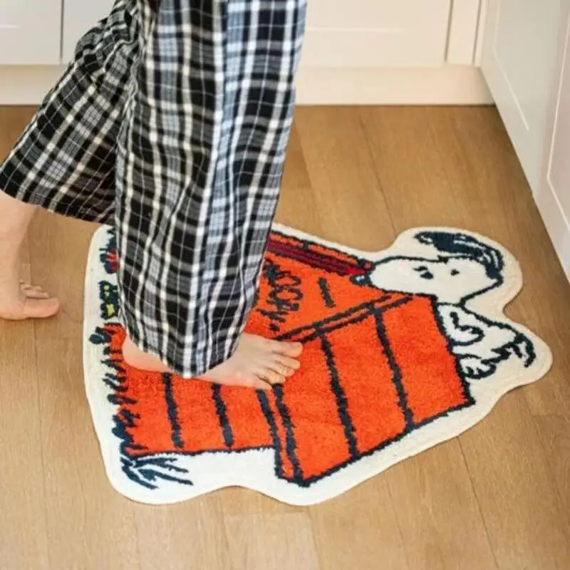 พรมรูปบ้านสนูปปี้ลายการ์ตูนน่า - Home Goods Bathroom Mats บทวิจารณ์และราคา