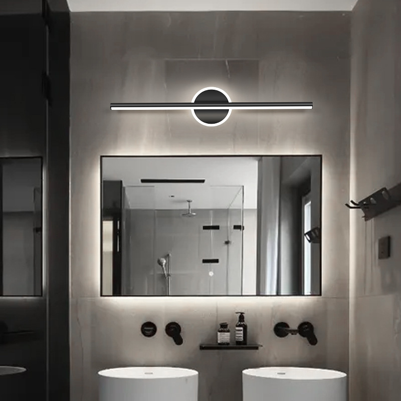 โมเดิร์นโคมไฟกระจก LED 40/55 ซ - Home Theater Bathroom บทวิจารณ์และราคา