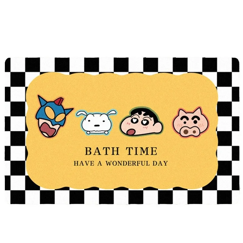 แผ่นรองดินสีเทียนลายการ์ตูนน่า - Home Goods Bathroom Mats บทวิจารณ์และราคา