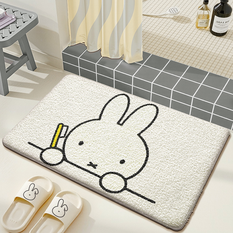 แผ่นรองพื้นลายมิฟฟี่น่ารัก แผ่ - Home Goods Bathroom Mats บทวิจารณ์และราคา