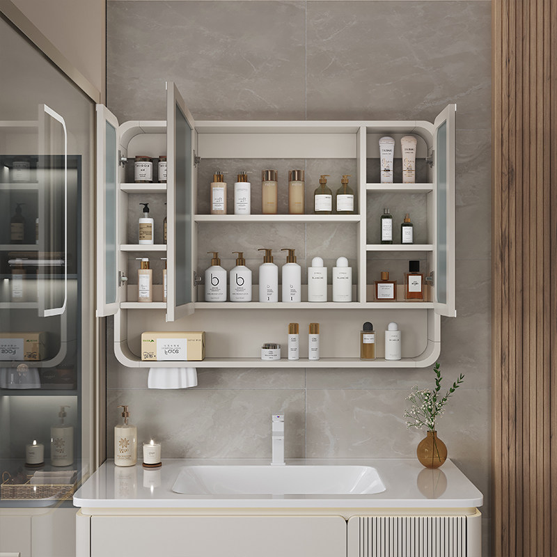 ออแกไนเซอร์ กระจก ตู้ห้องน้ำ ช - Home Bathroom Shelf บทวิจารณ์และราคา