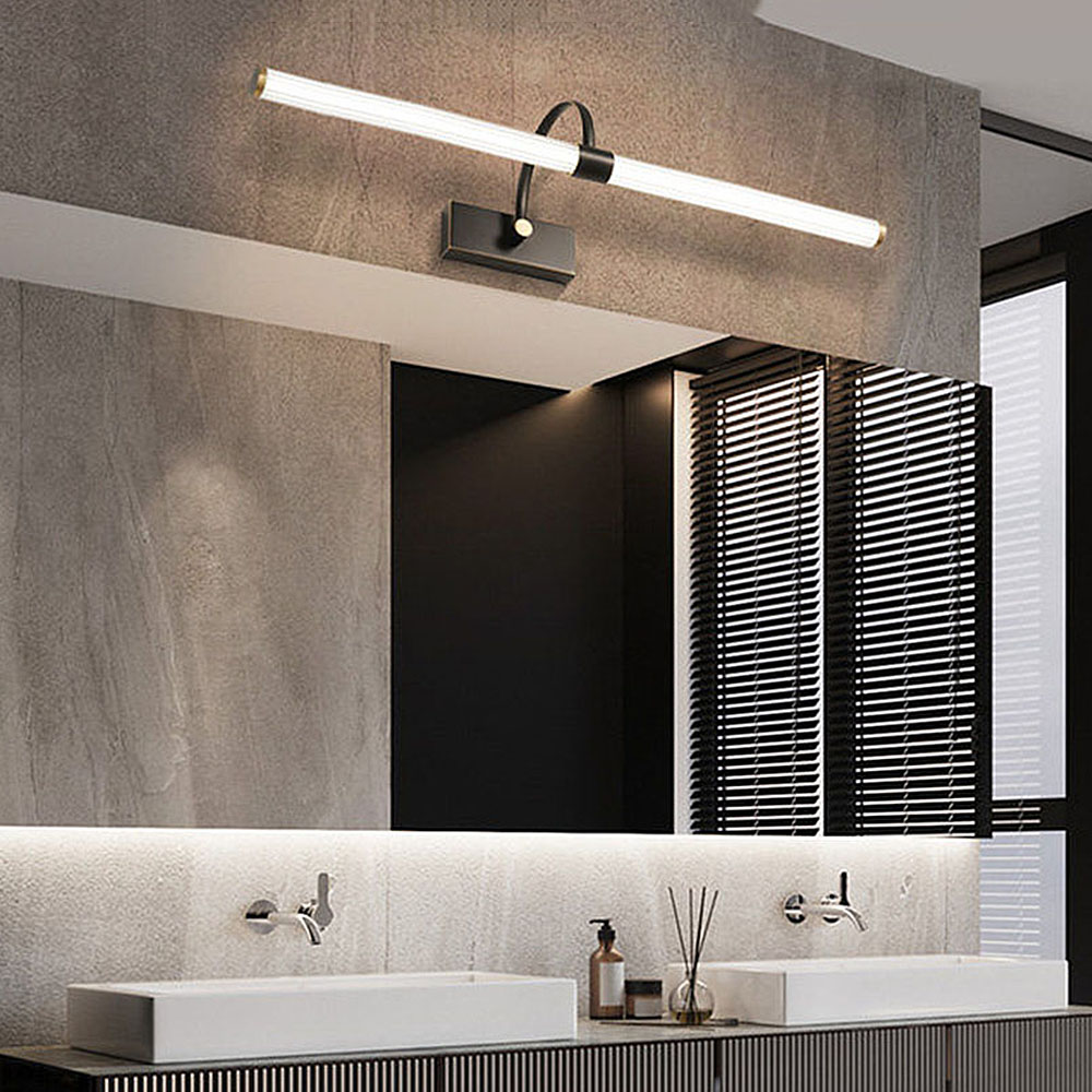 โคมไฟติดผนังอะคริลิคทองเหลืองส - Home Theater Bathroom บทวิจารณ์และราคา