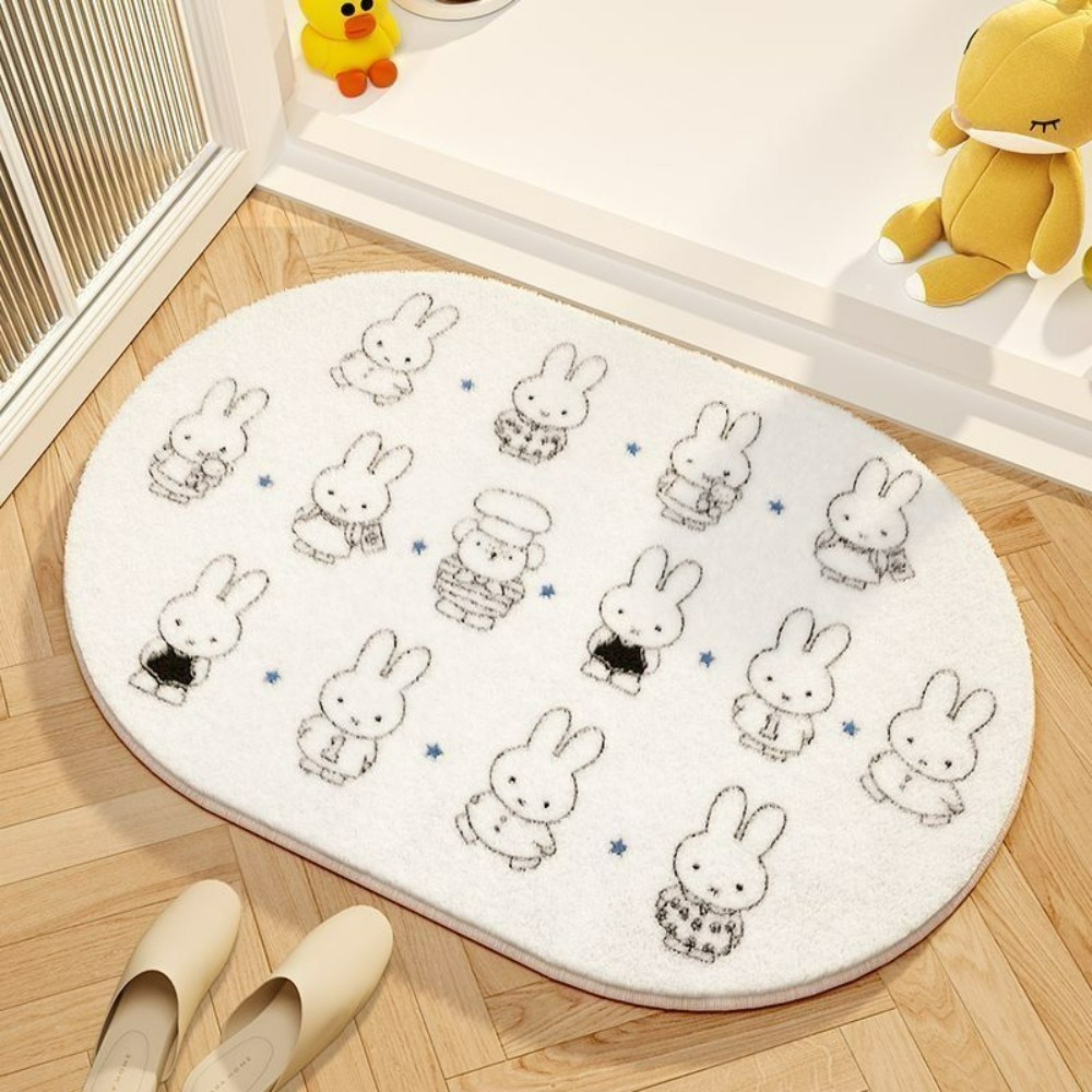มิฟฟี่พรมปูพื้นลายการ์ตูน ผ้าข - Home Goods Bathroom Mats บทวิจารณ์และราคา