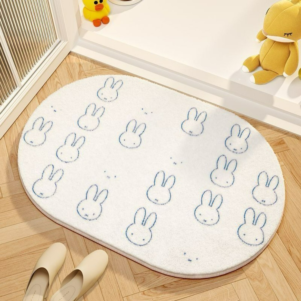 มิฟฟี่พรมปูพื้นลายการ์ตูน ผ้าข - Home Goods Bathroom Mats บทวิจารณ์และราคา