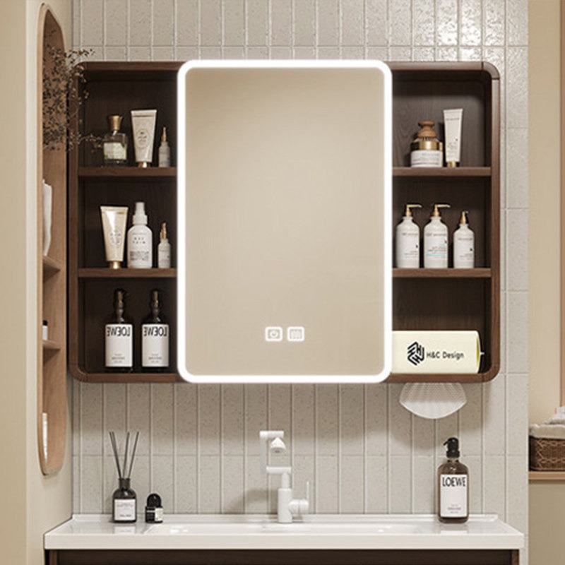 ตู้ห้องน้ำแบบมีกระจก ชั้นวางขอ - Home Bathroom Shelf บทวิจารณ์และราคา