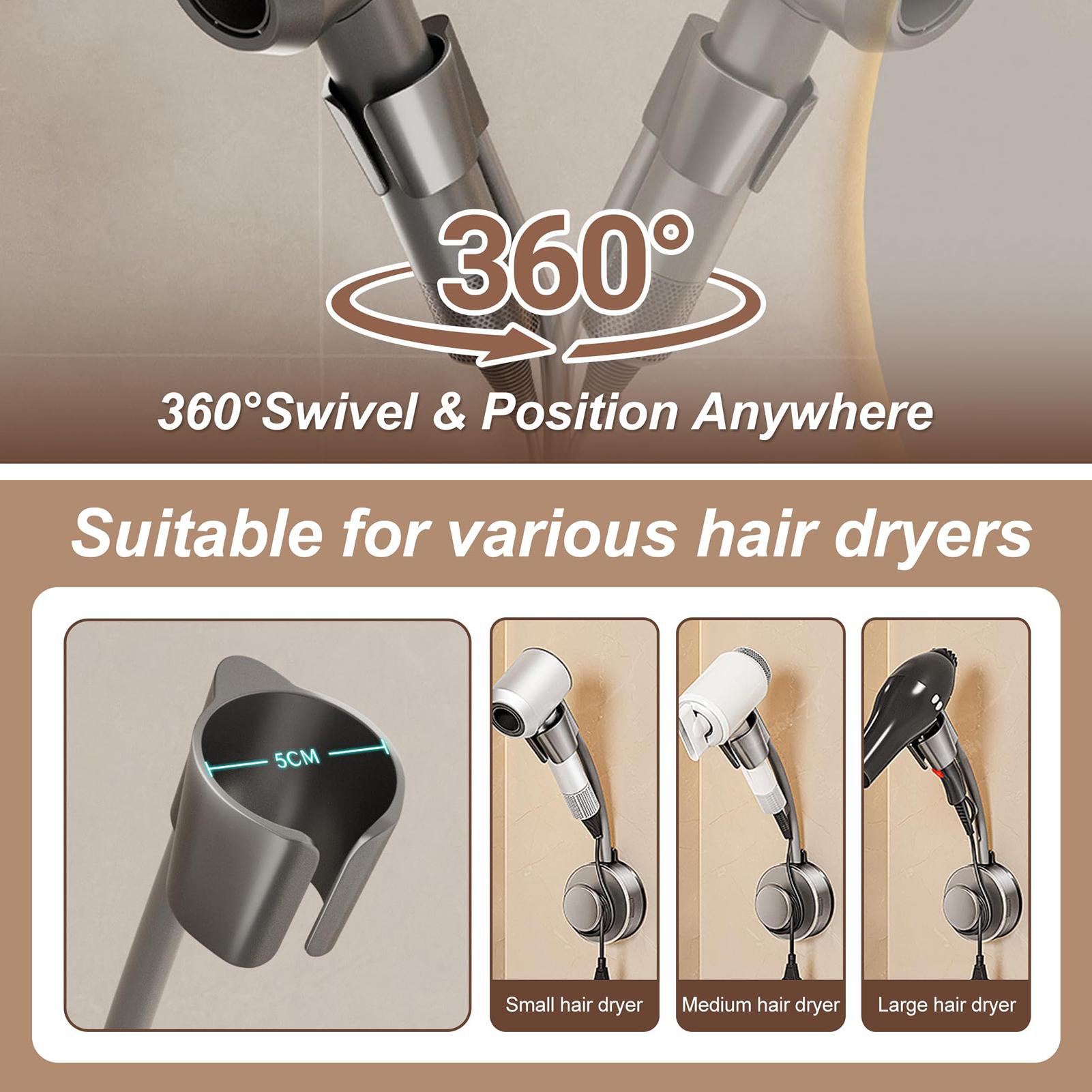 ที่แขวนไดร์เป่าผมแบบปรับได้ 36 - Home Bathroom Hand Dryer บทวิจารณ์และราคา