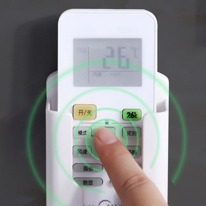 กล่องที่ยึดผนังที่ใส่รีโมตคอนโ - Home Bathroom Shelf บทวิจารณ์และราคา