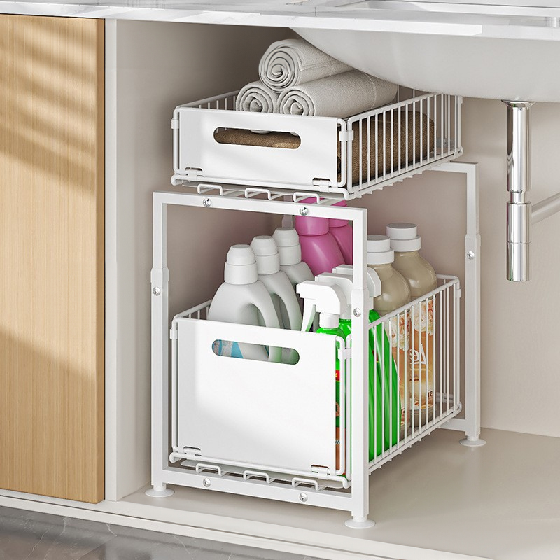 ตะกร้าเก็บของใต้ซิงค์ 2 ลิตร ส - Home Bathroom Shelf บทวิจารณ์และราคา