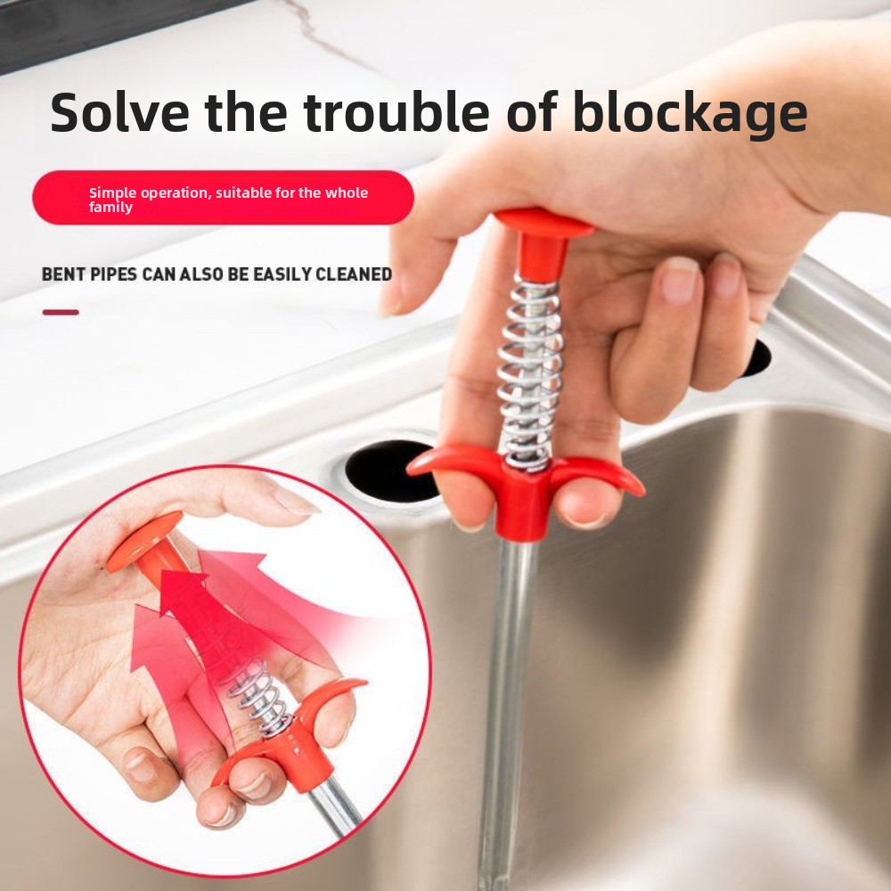 ที่เปิดท่อแบบหนีบมือ 4 กรงเล็บ - Home Bathroom Cleaner บทวิจารณ์และราคา