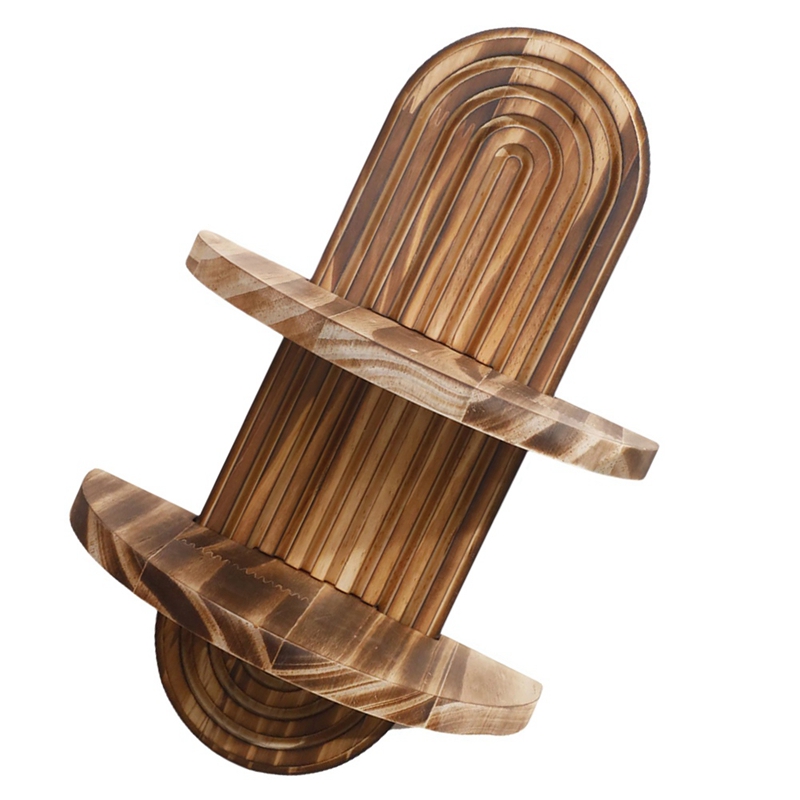 ชั้นวางติดผนังทรงเรขาคณิต ไม้ส - Home Bathroom Shelf บทวิจารณ์และราคา
