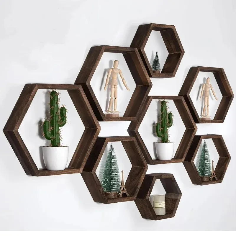 ชั้นวางของติดผนังรูปหกเหลี่ยมร - Home Bathroom Shelf บทวิจารณ์และราคา