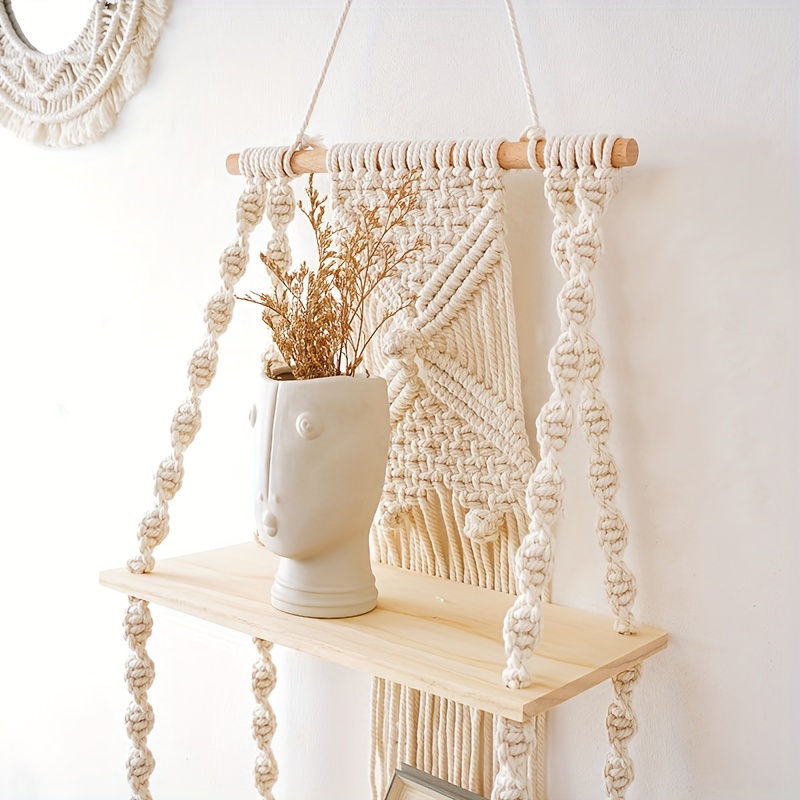 ชั้นวางของแขวนผนังแบบถักมือสไต - Home Bathroom Shelf บทวิจารณ์และราคา