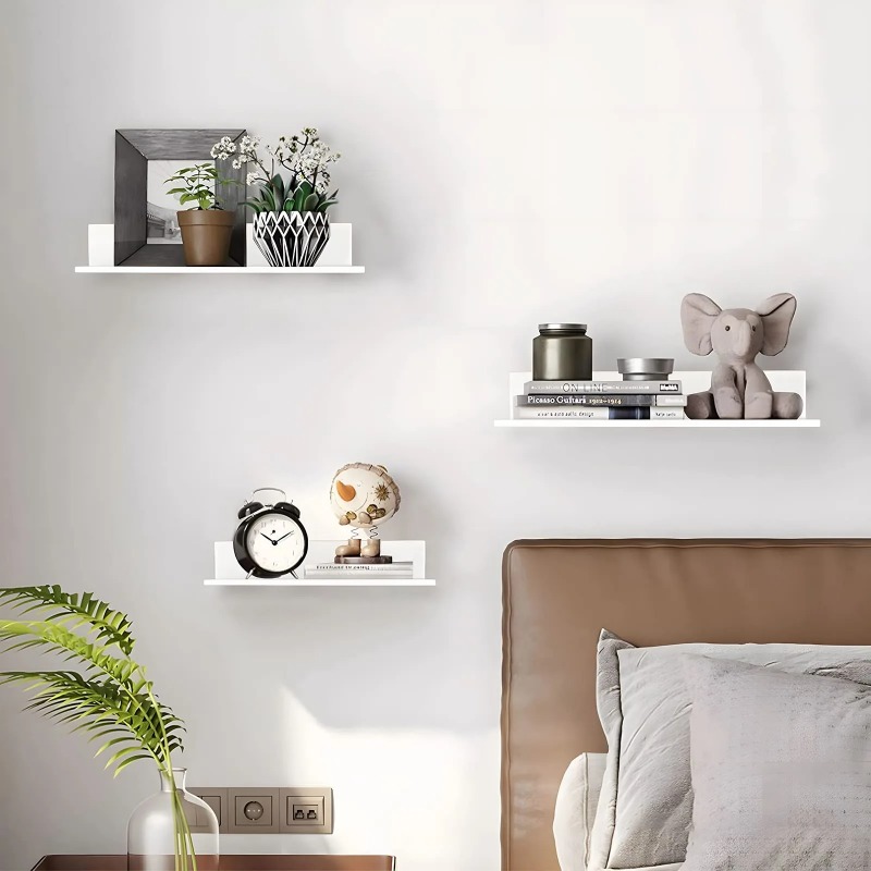 ชั้นวางของติดผนังโลหะแบบลอย สำ - Home Bathroom Shelf บทวิจารณ์และราคา