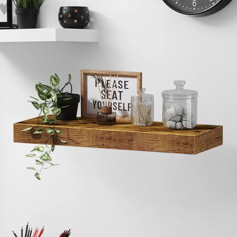 ชั้นวางของติดผนังแบบลอยได้ ทนท - Home Bathroom Shelf บทวิจารณ์และราคา