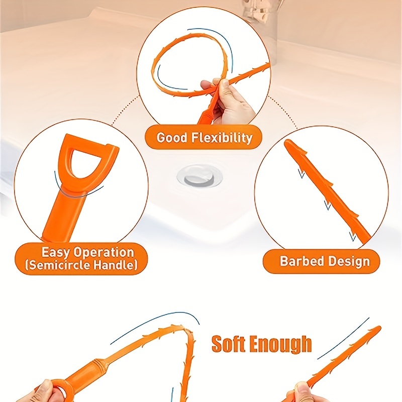 เครื่องมือแก้ไขท่อตัน 1-10 ชิ้ - Home Bathroom Cleaner บทวิจารณ์และราคา