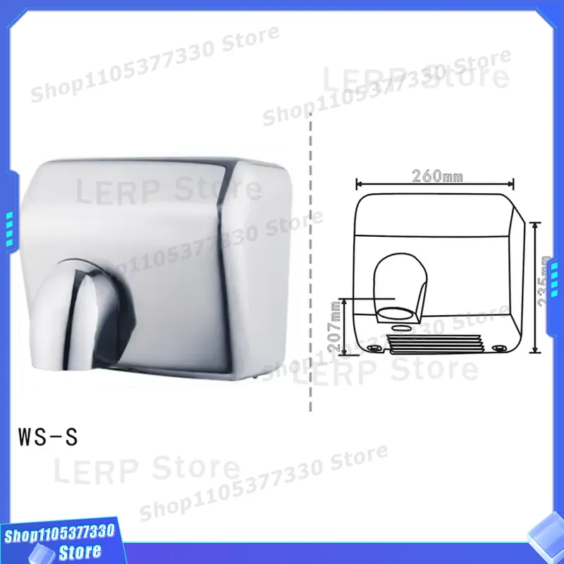 เครื่องเป่ามือไฟฟ้าสแตนเลส 304 - Home Bathroom Hand Dryer บทวิจารณ์และราคา