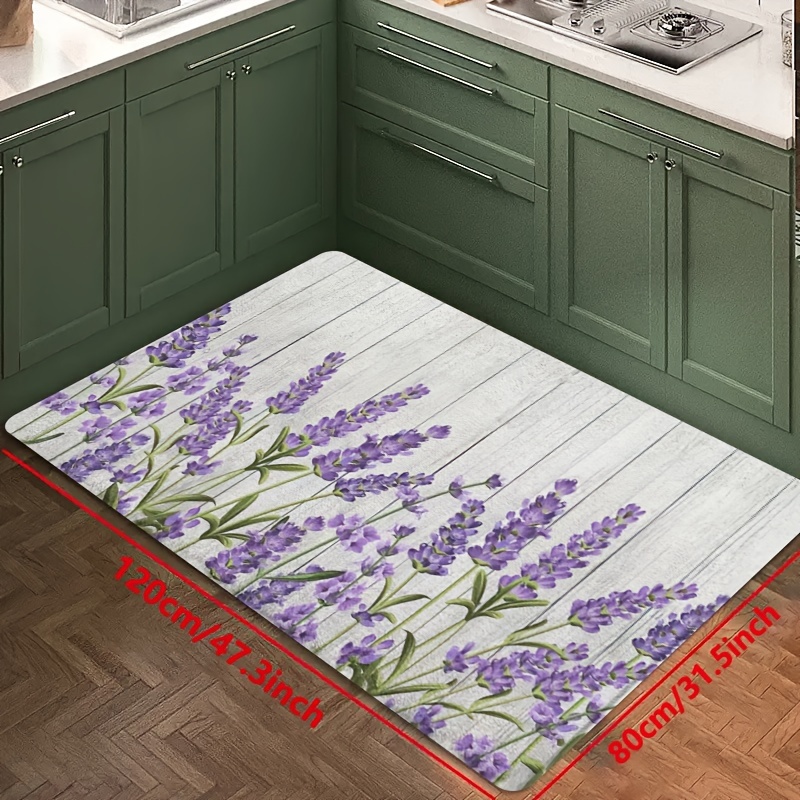 VIKAMA พรมปูพื้นลายดอกไม้และพื - Home Bathroom Door Design บทวิจารณ์และราคา