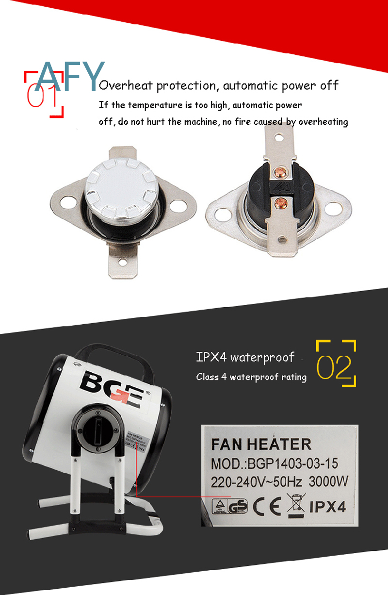 เครื่องทำความร้อนไฟฟ้า 3000W ส - Home Bathroom Hand Dryer บทวิจารณ์และราคา