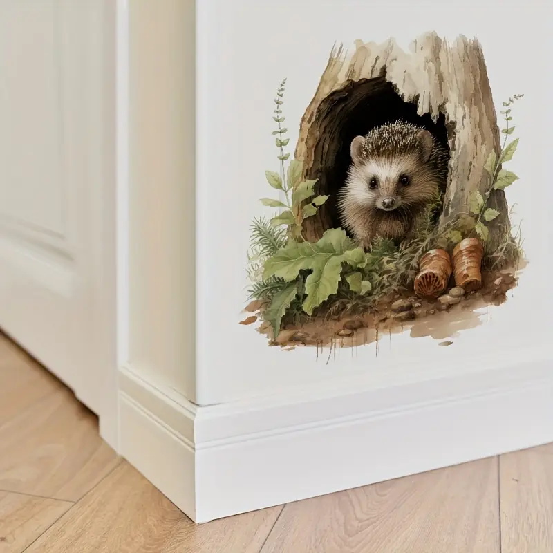 Little Hedgehog Hole Decal,รูป - Home Bathroom Door Design บทวิจารณ์และราคา