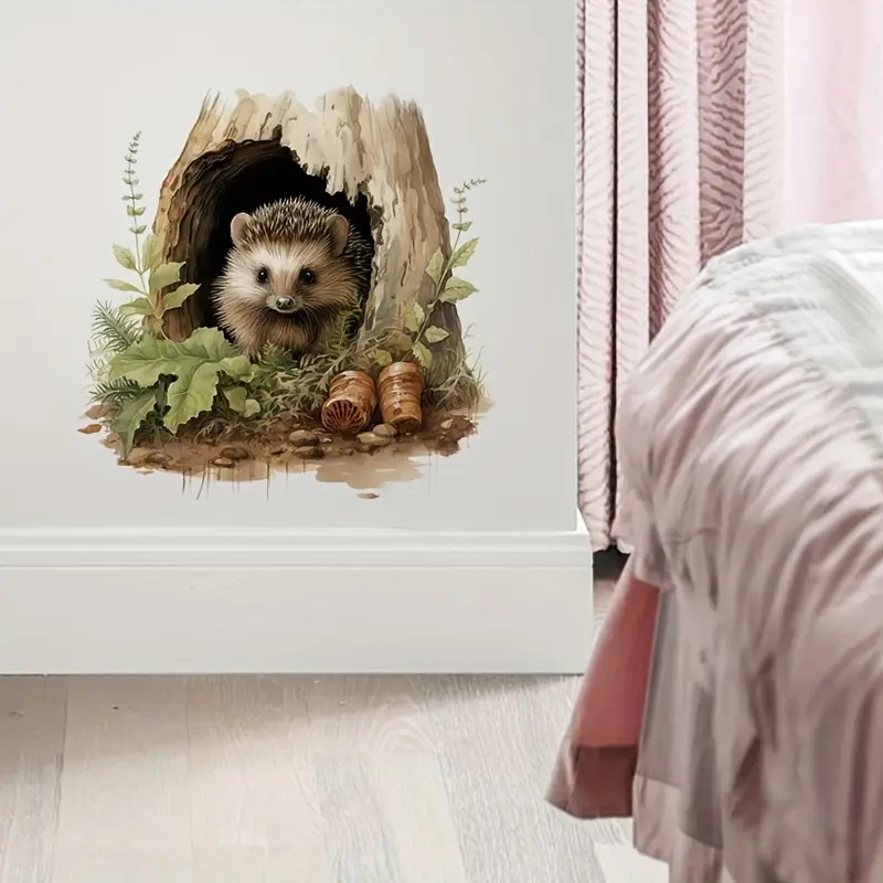 Little Hedgehog Hole Decal,รูป - Home Bathroom Door Design บทวิจารณ์และราคา