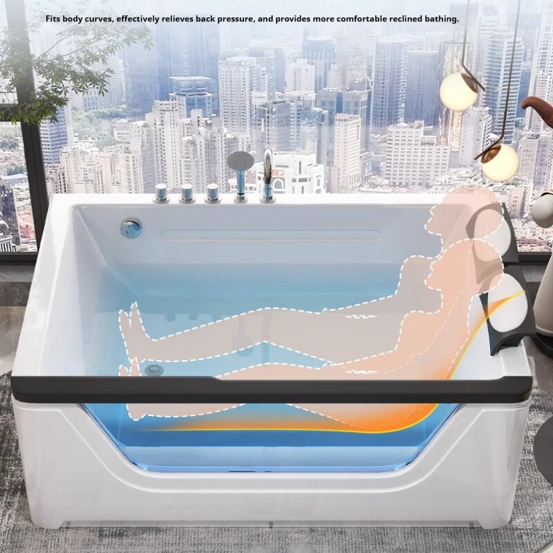 อ่างจากุซซี่อะคริลิก 2 ที่นั่ง - Home Bathroom Jacuzzi Tub บทวิจารณ์และราคา
