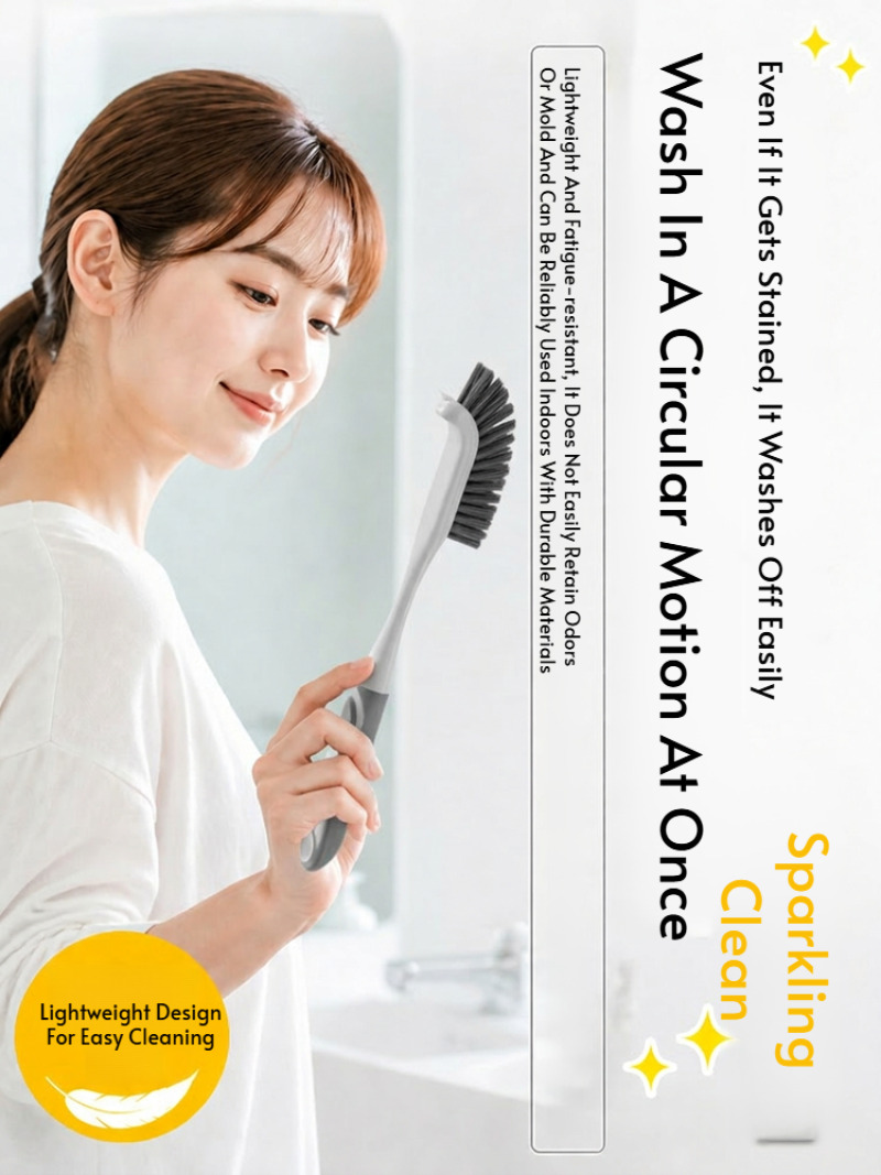 ชุดแปรงขัดพร้อมขนแปรงแข็ง ด้าม - Home Bathroom Cleaner บทวิจารณ์และราคา