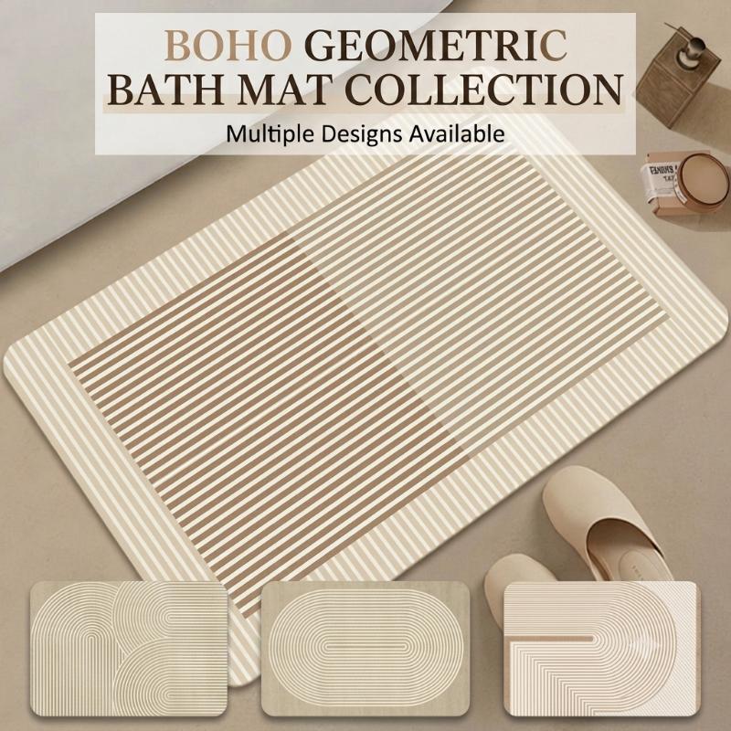 แผ่นรองพื้นอาบน้ำไดอะโตไมต์ แห - Home Bathroom Mats บทวิจารณ์และราคา